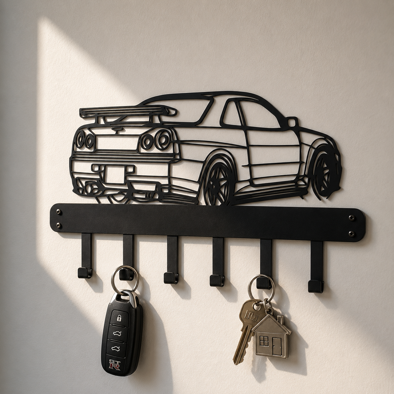 Metal Nissan GTR R34 Key Holder