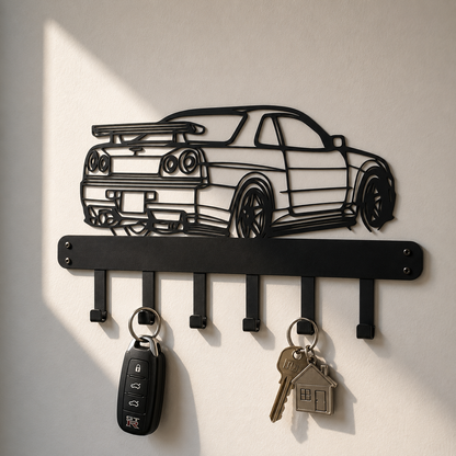 Metal Nissan GTR R34 Key Holder
