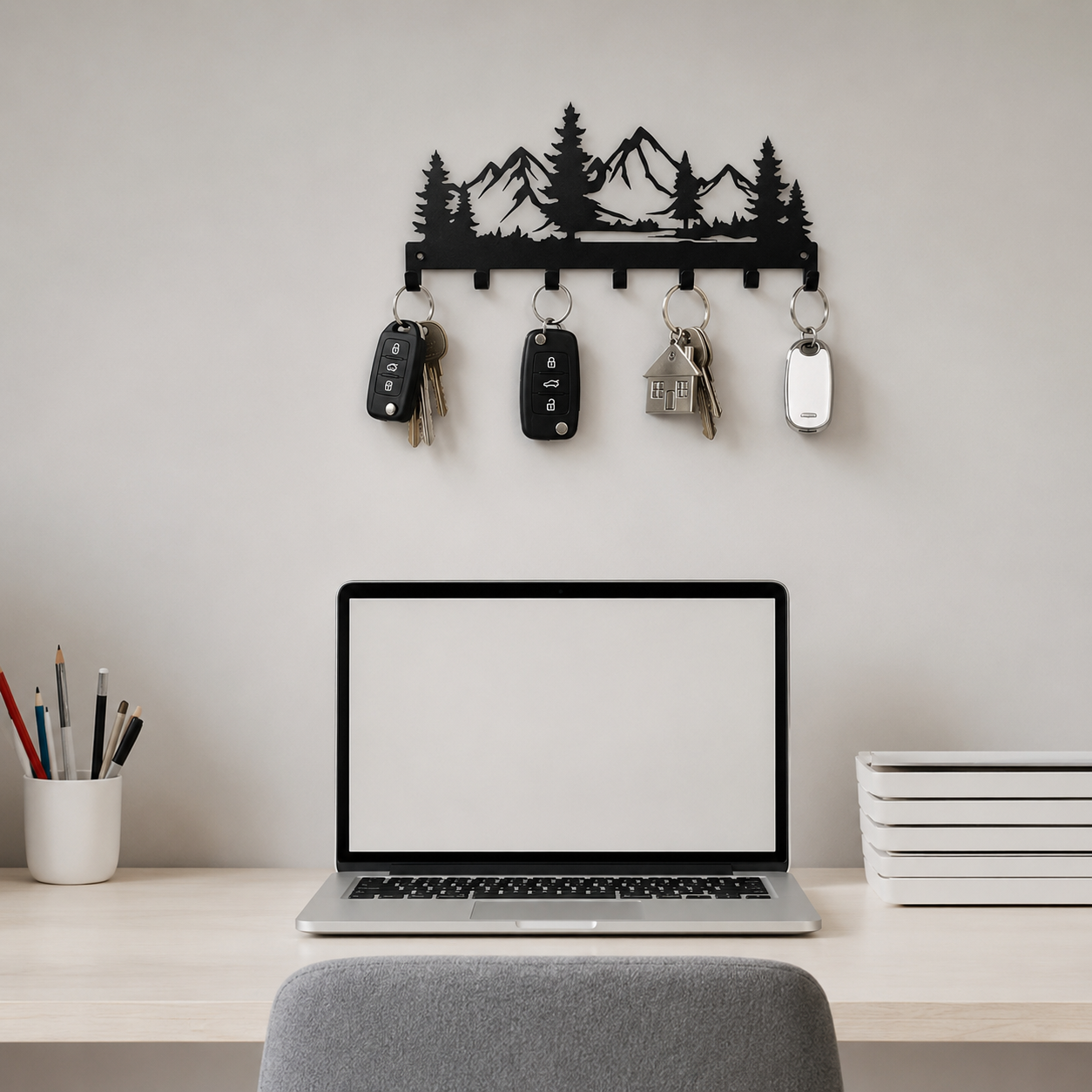 Metal Forest Key Holder