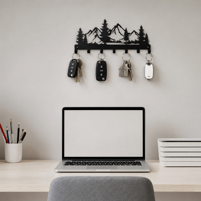 Metal Forest Key Holder