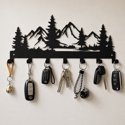 Metal Forest Key Holder