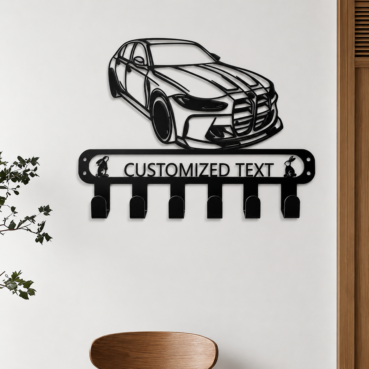 Metal Custom BMW M3 Key Holder